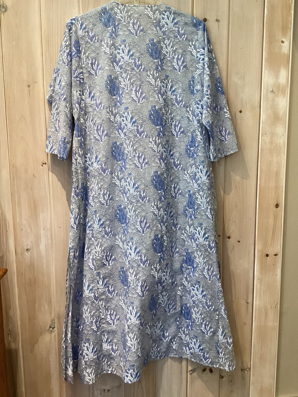Roller Rabbit Cotton Tunic Caftan Kurta XL - Picture 6 of 8